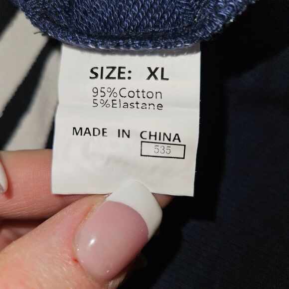 New Women’s Colorblock Striped Light Sweater XL | Round-Neck Long Slv Casual Top - Picture 3 of 6